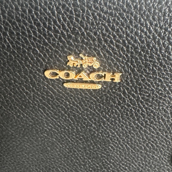 Coach Black Leather Satchel - Picture 3 of 9